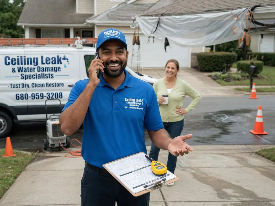 Ceiling Leak Cleanup Troutville, VA FAQs